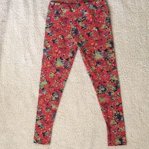 Floral print leggings